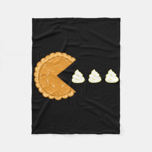 Pumpkin Pie Gamer Thanksgiving  Fleece Deken (Voorkant)