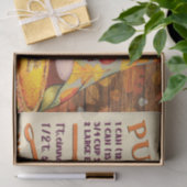 Pumpkin Pie Gnome Decoupage, vers Tissuepapier (Geschenk)