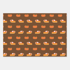 Pumpkin Pie Inpakpapier Vel