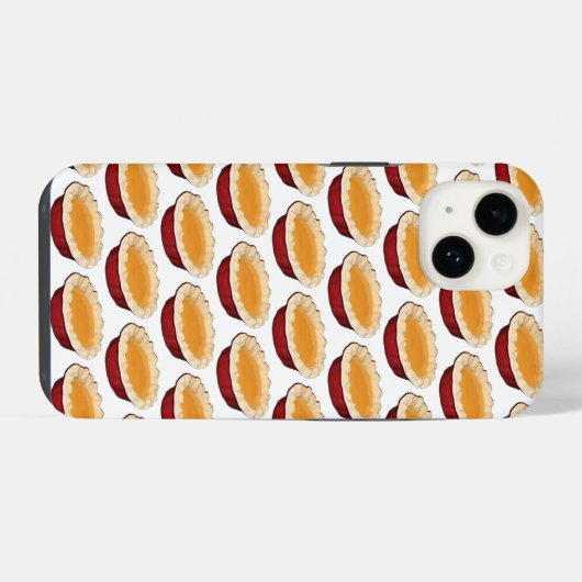 Pumpkin Pie iPhone Hoesje (Achterkant horizontaal)