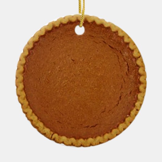 Pumpkin Pie Keramisch Ornament (Voorkant)
