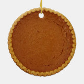 Pumpkin Pie Keramisch Ornament (Achterkant)