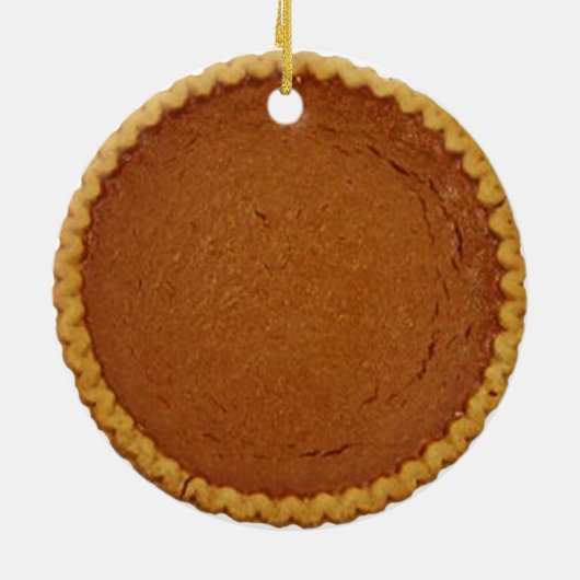 Pumpkin Pie Keramisch Ornament (Achterkant)