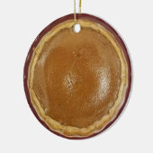Pumpkin Pie Kerstmis Keramisch Ornament (Links)