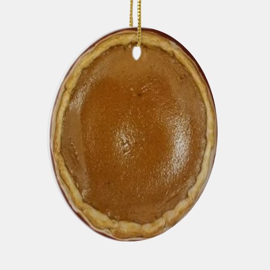 Pumpkin Pie Kerstmis Keramisch Ornament (Rechts)