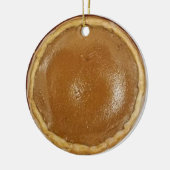 Pumpkin Pie Kerstmis Keramisch Ornament (Links)
