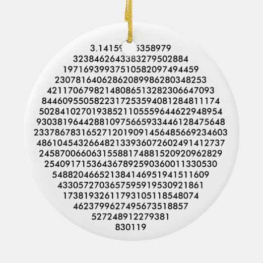 Pumpkin Pie-kerstversiering Keramisch Ornament (Achterkant)