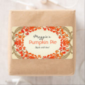 Pumpkin Pie Labels, aanpassen Etiket (Insitu)