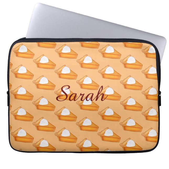Pumpkin Pie Laptop Sleeve (Voorkant)