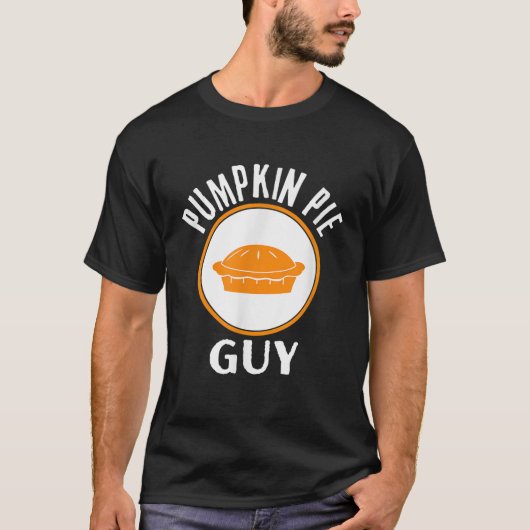 Pumpkin Pie Lover Pumpkin Pie Guy Funny Herfst Man T-shirt (Voorkant)