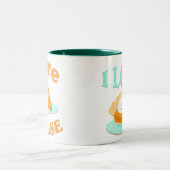 Pumpkin Pie Lover's koffie-Mok Tweekleurige Koffiemok (Center)