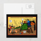 Pumpkin Pie Machine vakantie briefkaart (Voorkant / Achterkant)