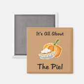 Pumpkin Pie Magneet (Voorkant / Achterkant)