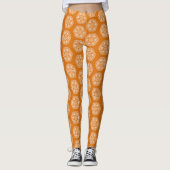 Pumpkin Pie Mandala Leggings (Voorkant)