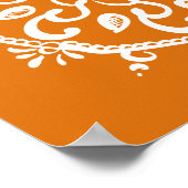 Pumpkin Pie Mandala Poster (Hoek)