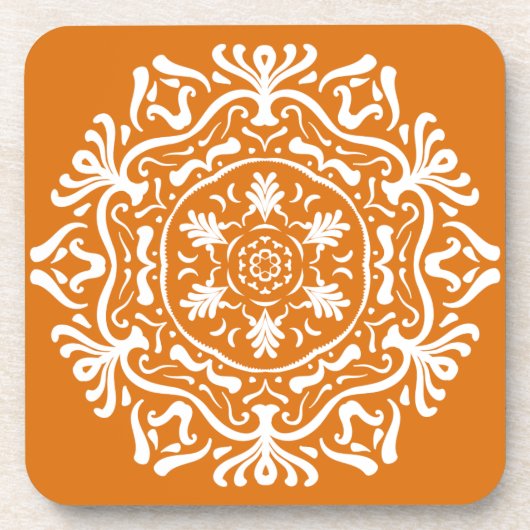 Pumpkin Pie Mandalla Onderzetter (Voorkant)
