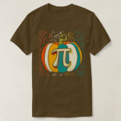 Pumpkin Pie Math Funny Halloween Thanksgiving Pi D T-shirt (Design voorkant)