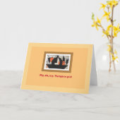 Pumpkin Pie "Mijn, mijn" Thanksgiving Kaart (Gele Bloem)