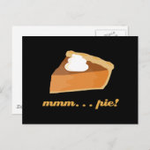 Pumpkin Pie - mmm . . . taart! Briefkaart (Voorkant / Achterkant)