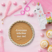 Pumpkin Pie Papieren Bordje (Feest)