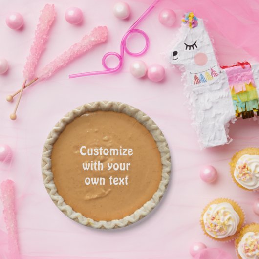 Pumpkin Pie Papieren Bordje (Feest)