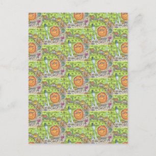 PUMPKIN PIE PARADE, THANKSGIVING FEAST CELEBRATIE BRIEFKAART