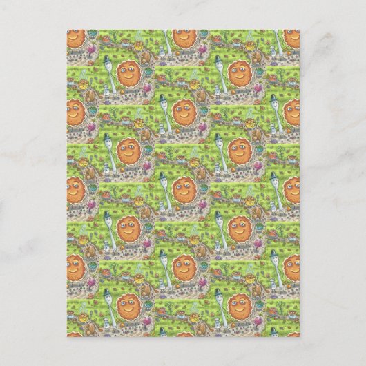 PUMPKIN PIE PARADE, THANKSGIVING FEAST CELEBRATIE BRIEFKAART (Voorkant)