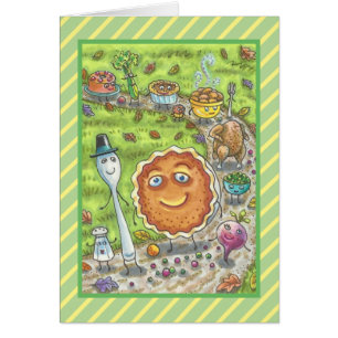 PUMPKIN PIE PARADE THANKSGIVING WENSKAART Vers