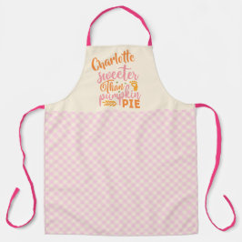 Pumpkin Pie Pasgeboren Baby Zwangerschap Thanksgiv Schort