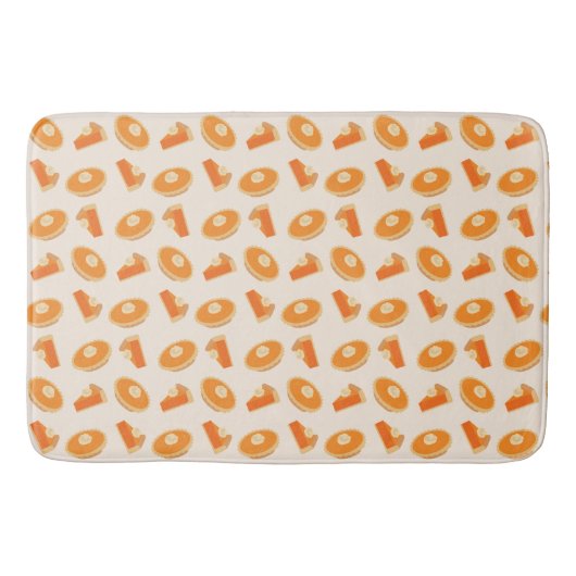 Pumpkin Pie Pattern Badmat (Voorkant)