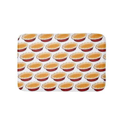 Pumpkin Pie Pattern Badmat (Voorkant)