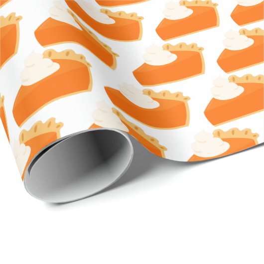 Pumpkin Pie Pattern Cadeaupapier (Rol Hoek)