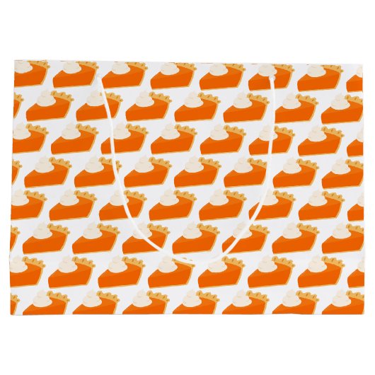 Pumpkin Pie Pattern Groot Cadeauzakje (Achterkant)