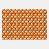 Pumpkin Pie Pattern Inpakpapier Vel (Voorkant 3)