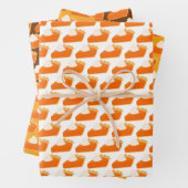 Pumpkin Pie Pattern Inpakpapier Vel (In situ)