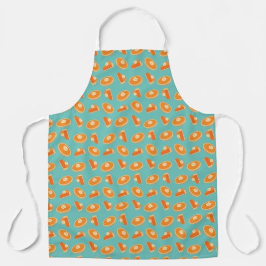 Pumpkin Pie Pattern Schort (Voorkant)