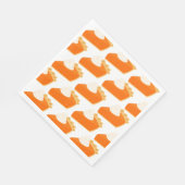 Pumpkin Pie Pattern Servet (Hoek)