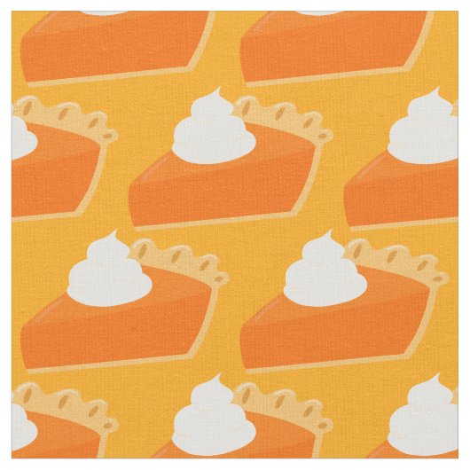 Pumpkin Pie Pattern Stof (Close Up)