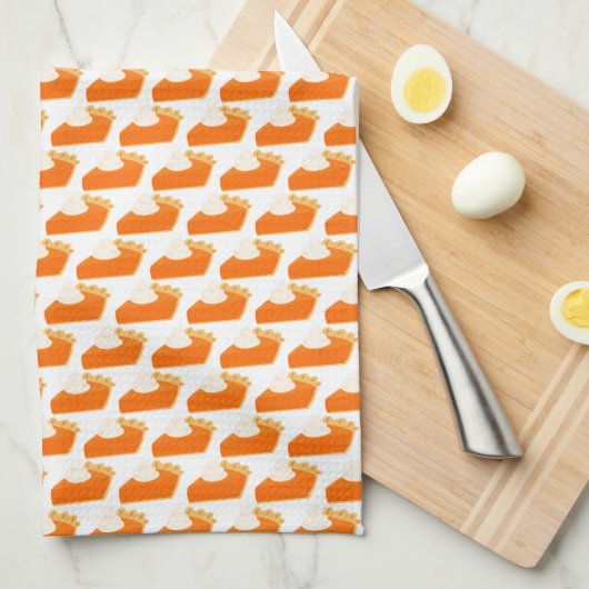 Pumpkin Pie Pattern Theedoek (Quarter Fold)