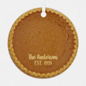Pumpkin Pie Pie Baker Gepersonaliseerd Metalen Ornament (Voorkant)