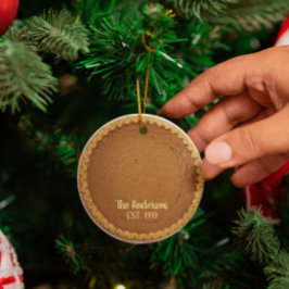 Pumpkin Pie Pie Baker Gepersonaliseerd Metalen Ornament