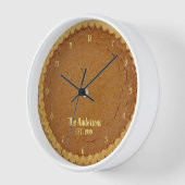 Pumpkin Pie Pie O'Clock Personalized Clock (Hoek)