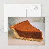 Pumpkin Pie Post Card Briefkaart (Voorkant / Achterkant)