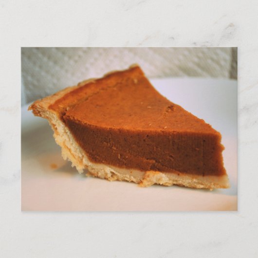 Pumpkin Pie Post Card Briefkaart (Voorkant)