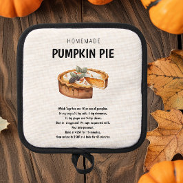 "Pumpkin Pie Recept Gezellige cadeau-ideeën Pannenlap
