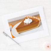 Pumpkin Pie Rechthoekige Sticker (Envelop)
