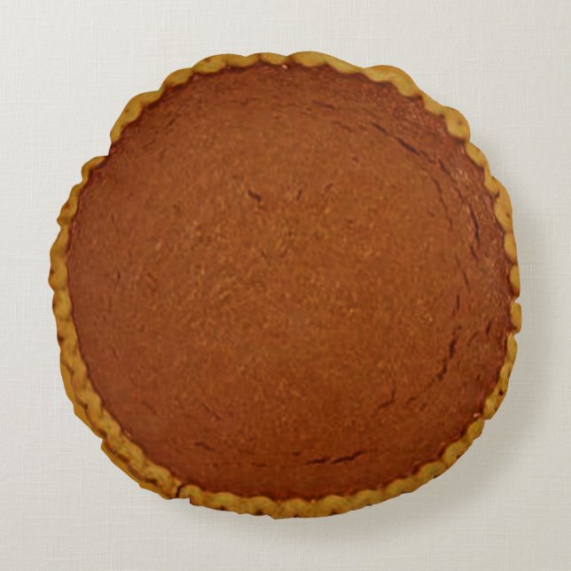 Pumpkin Pie Rond Kussen (Voorkant)