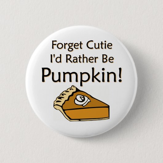 Pumpkin Pie Ronde Button 5,7 Cm (Voorkant)