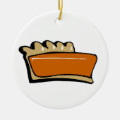 PUMPKIN PIE ROUND ORNAMENT (Voorkant)