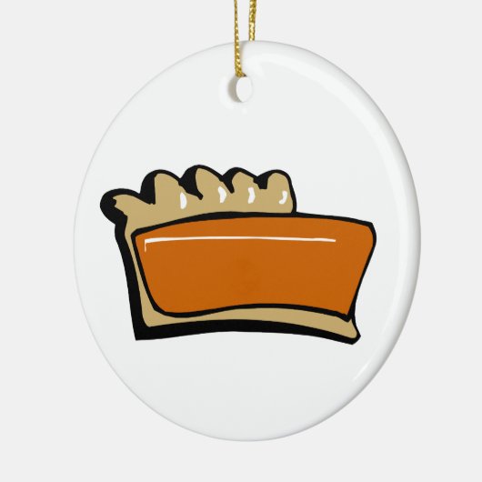 PUMPKIN PIE ROUND ORNAMENT (Links)